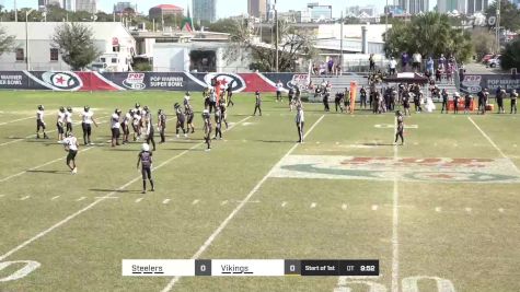 Vikings vs. Steelers - 2022 Pop Warner Football Super Bowl