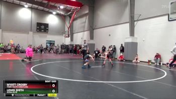 80 lbs Quarterfinal - Lewis Smith, Alpha Elite vs Wyatt Crosby, Tiger Youth Wrestling