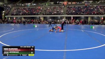 90 lbs Round 1 - Reed Rugroden, Pursuit Wrestling Minnesota vs Noah Arceneaux, DC Elite