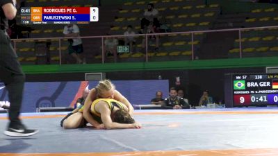 76 kg Giullia Rodrigues, BRA vs Sandra Paruszewski, GER