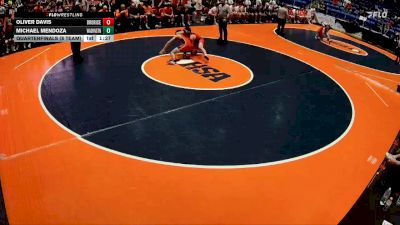 138 lbs Quarterfinals (8 Team) - Oliver Davis, Chicago (Brother Rice) vs Michael Mendoza, Washington