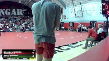 144 lbs Semis & Wb (16 Team) - Brason Schortgen, Adams Central vs Chase Stephens, Tell City