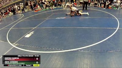 75-80 lbs Round 2 - Aniyah Garcia, Montrose Elite vs Demi Hoskins, Sanderson Wrestling Academy