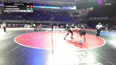 157 lbs Champ. Round 1 - Carter Burak, Whitney vs Damian Ramirez, Lathrop