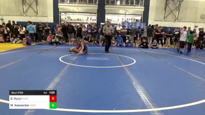 94 lbs Round Of 16 - Gabe Ryzyi, Massaâs Maniacs vs Mason Keesecker, Derry