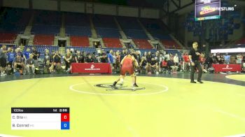 100 lbs Rnd Of 64 - Chloe Gile, Kansas vs Brooklyn Conrad, Minnesota