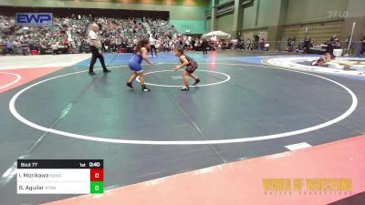 85 lbs Consolation - Izabella Morikawa, Nakamura Wrestling vs Belen Aguilar, Atwater Wrestling