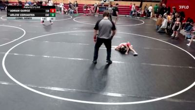 45 lbs Cons. Semis - Adrian Quiroz, 208 Spartan WC vs Arlow Cervantes, Grizzly Wrestling Club