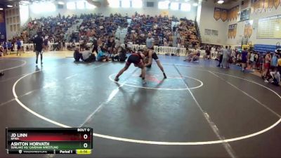 120 lbs Cons. Round 2 - Ashton Horvath, Sunlake HS/ Caveman Wrestling vs Jd Linn, NFWA