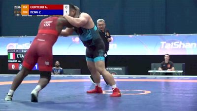 125 kg Bronze - Abraham Conyedo, ITA vs Zhiwei Deng, CHN