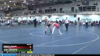 132 lbs Round 1 (4 Team) - Brenya Crahan, Missouri Blue vs Kyra Tomlinson, Indiana INFERNO GOLD