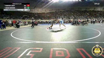 B5A-190 lbs Quarterfinal - Aidan Brown, Midwest City vs Hunter Linzy, Collinsville