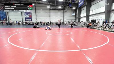 114 lbs Round Of 64 - Gracey Barry, MI vs Jolene Cole, RI