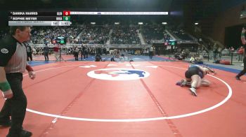 190 lbs 1st Place Match - Danika Harris, Glenrock vs Sophie Meyer, Wheatland