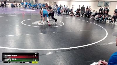 115 lbs Semis & 1st Wrestleback (8 Team) - Parker Kipka, Foley vs Jaxson Bosl, BHVPP