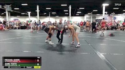 165 lbs Round 2 (4 Team) - Michael Godri, U2 Upstate Uprising vs Gabe Tosto, Orchard South WC