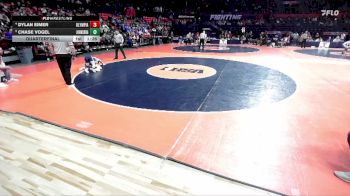 1A 113 lbs Quarterfinal - Chase Vogel, Johnsburg vs Dylan Eimer, Stanford (Olympia)