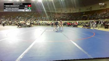 G5A-155 lbs Champ. Round 1 - Brylee Waldman, Chandler-Girls vs Desie Grandstaff, Hilldale-Girls