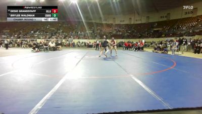 G5A-155 lbs Champ. Round 1 - Brylee Waldman, Chandler-Girls vs Desie Grandstaff, Hilldale-Girls