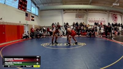 285 lbs Champ. Round 2 - Frankie Pacheco, Pueblo South vs Richard Terrazas, Grand Valley