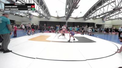 89 lbs Semifinal - Cooper Grant, Maine Hammahs MS vs Vinny Thomson, American MMAW MS