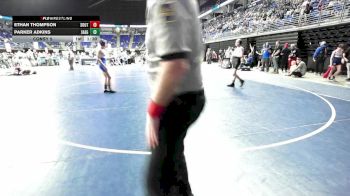 100 lbs Consy 5 - Ethan Thompson, Southmoreland vs Parker Adkins, Saegertown