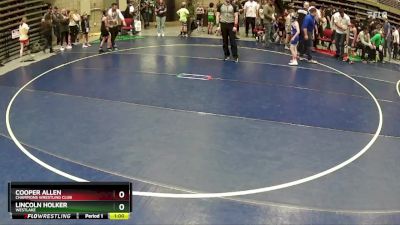 78 lbs Cons. Round 4 - Lincoln Holker, WESTLAKE vs Cooper Allen, Champions Wrestling Club