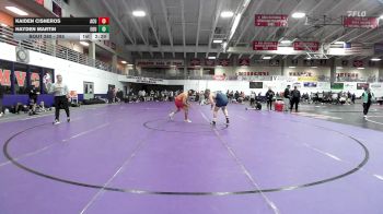 285 lbs Champ. Round 2 - Kaiden Cisneros, Arizona Christian University vs Hayden Martin, Eastern Oregon University (OR)