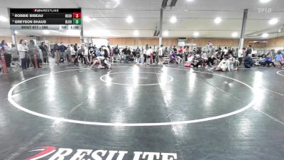 190 lbs Semifinal - Robbie Bibeau, Bushkill vs Greyson Shaud, Bloomsburg