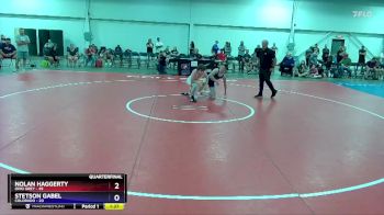 125 lbs Quarters & 1st Wb (16 Team) - Nolan Haggerty, Ohio Grey vs Stetson Gabel, Colorado