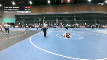 132 lbs Cons. Round 5 - Brayden Mendoza, Central vs Matthew Powers, Bella Vista