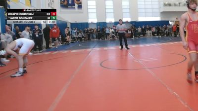 150 lbs Champ. Round 2 - Jared Gonzalez, Notre Dame Green Pond vs Joseph Rondinelli, Bergen Catholic