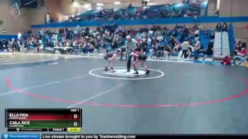 105 lbs Semifinal - Caila Rice, Clarkston vs Ella Moa, Mount Baker