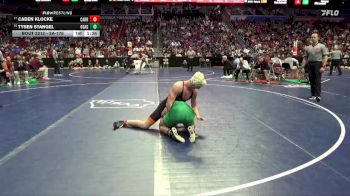 2A-175 lbs Cons. Round 2 - Tysen Stangel, Osage vs Caden Klocke, Carroll
