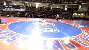 132-1A Cons. Semi - Sawyer Seebeck, Wesleyan vs TYSON ALLEN, Commerce Hs