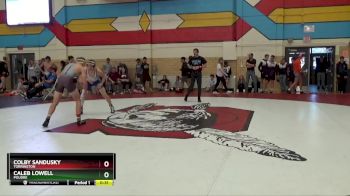 150 lbs Cons. Round 1 - Caleb Lowell, Poudre vs Colby Sandusky, Torrington