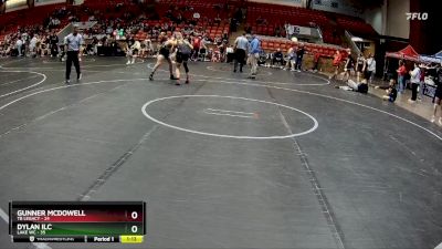 120 lbs Round 2 (6 Team) - Dylan Ilc, Lake WC vs Gunner McDowell, TB Legacy