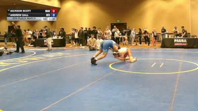 157 lbs 5th Place Match - Jackson Scott, Mat Assassins vs Andrew Gall, M2 Training Center