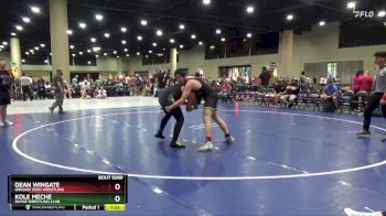 172 lbs Round 5 - Dean Wingate, Ground Zero Wrestling vs Kole Meche, Rayne Wrestling Club