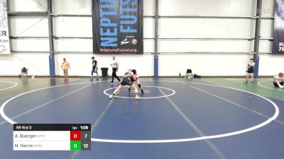 95 lbs Rr Rnd 3 - Austin Buerger, Upstate Uprising vs Nicky Harris, Iron Horse Wrestling Club