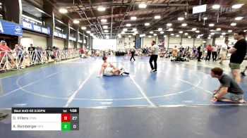 138 lbs Rr Rnd 3 - Dylan Villers, Tennessee Wrestling Academy vs Ashton Romberger, Yeti: Special Forces