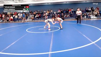 125 lbs Champ. Round 2 - Carlo Arreola, Southwest Minnesota State vs Dylan Sheler, Newman