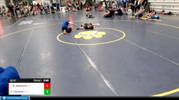 52-57 lbs Cons. Semi - Sawyer Isaacson, Superior Youth Wrestling vs Cruz Campos, Bryan Youth Wrestling Club