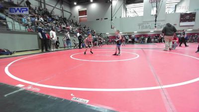 49 lbs Quarterfinal - Maisyn Malone, Bartlesville Wrestling Club vs Kolton Snyder, Skiatook Youth Wrestling