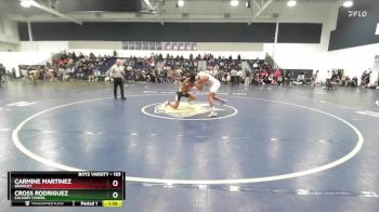 165 lbs Semifinal - Cross Rodriguez, Calvary Chapel vs Carmine Martinez, Brawley