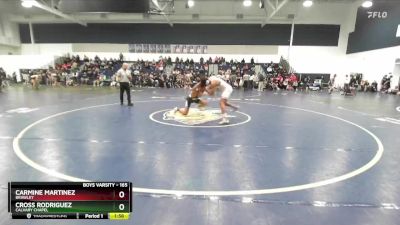 165 lbs Semifinal - Cross Rodriguez, Calvary Chapel vs Carmine Martinez, Brawley