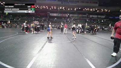 98 lbs Final - Eva Denne, Newton vs Natalie Andrade, Cyw