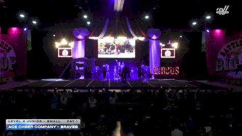 ACE Cheer Company - Braves [2025 L4 Junior - Small Day 1] 2025 ASC Battle Under the Big Top Grand Nationals