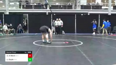 285 lbs Quarterfinal - Zachary Knighton-Ward, Hofstra vs Joe Doyle, Binghamton