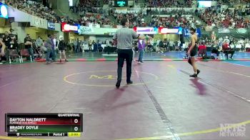 AA - 113 lbs Quarterfinal - Bradey Doyle, Butte vs Dayton Naldrett, Flathead (Kalispell)